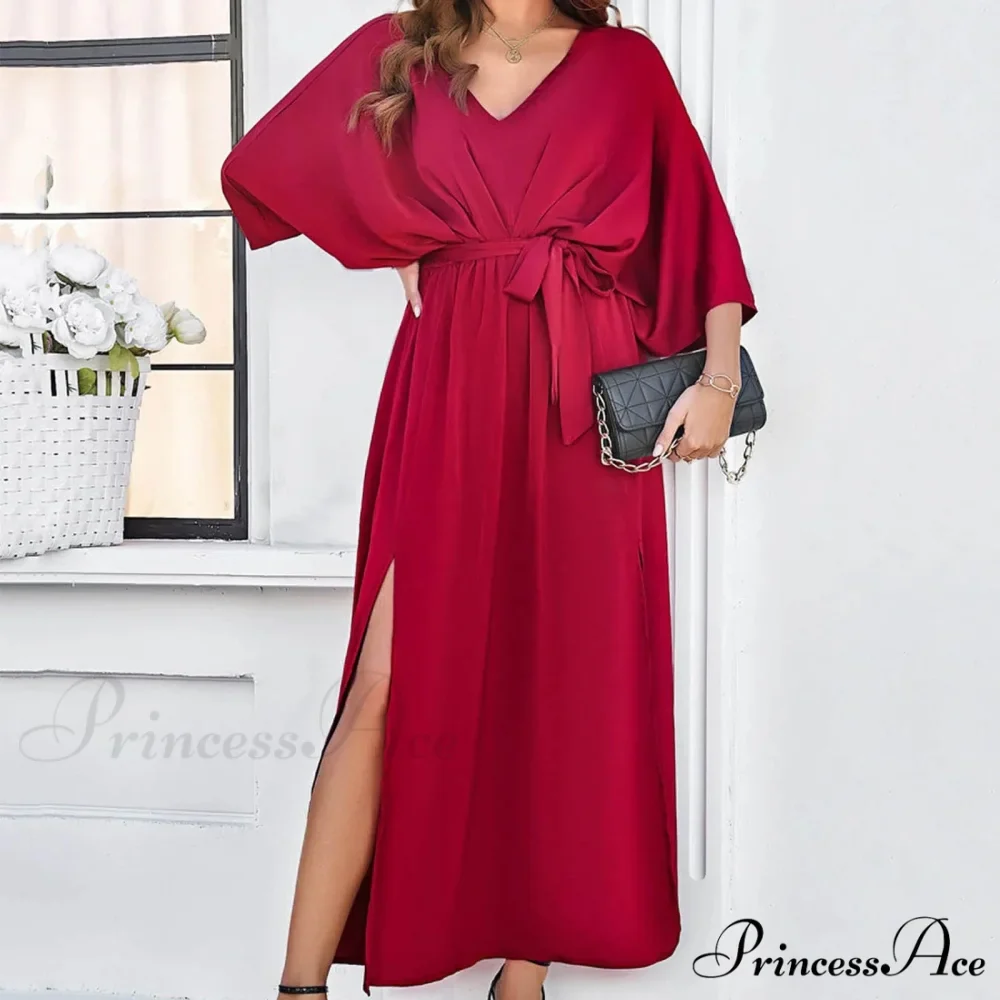 Autumn Winter Elegant Velvet Maxi Long Sleeve Pleated High Waist Female Casual Slim Fit Long Dress - Image 7