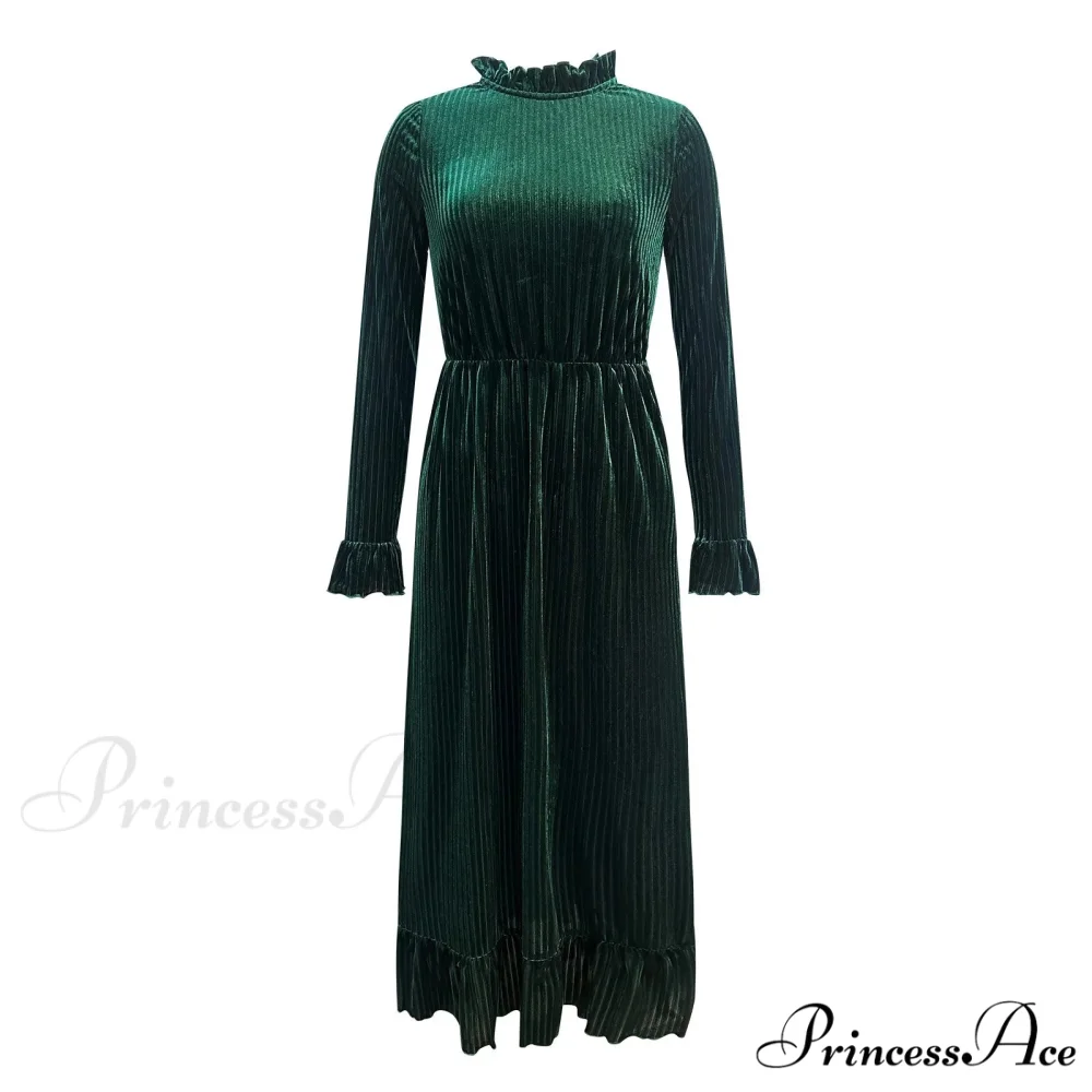 Halter Tassel Sequin Split Party V Neck Backless Cocktail Gown Prom Sexy Women's Maxi Floor Length Dress - Image 5