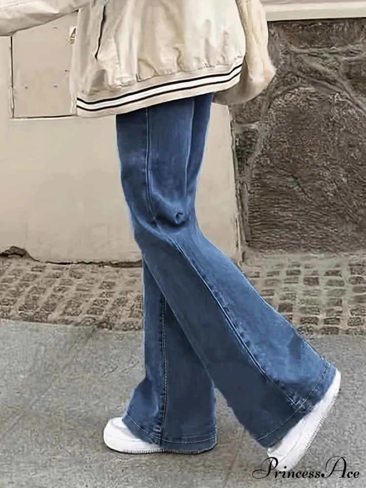 Women's Blue High-Stretch Skinny with Fit - Stylish and Comfortable Denim Jean - Image 4