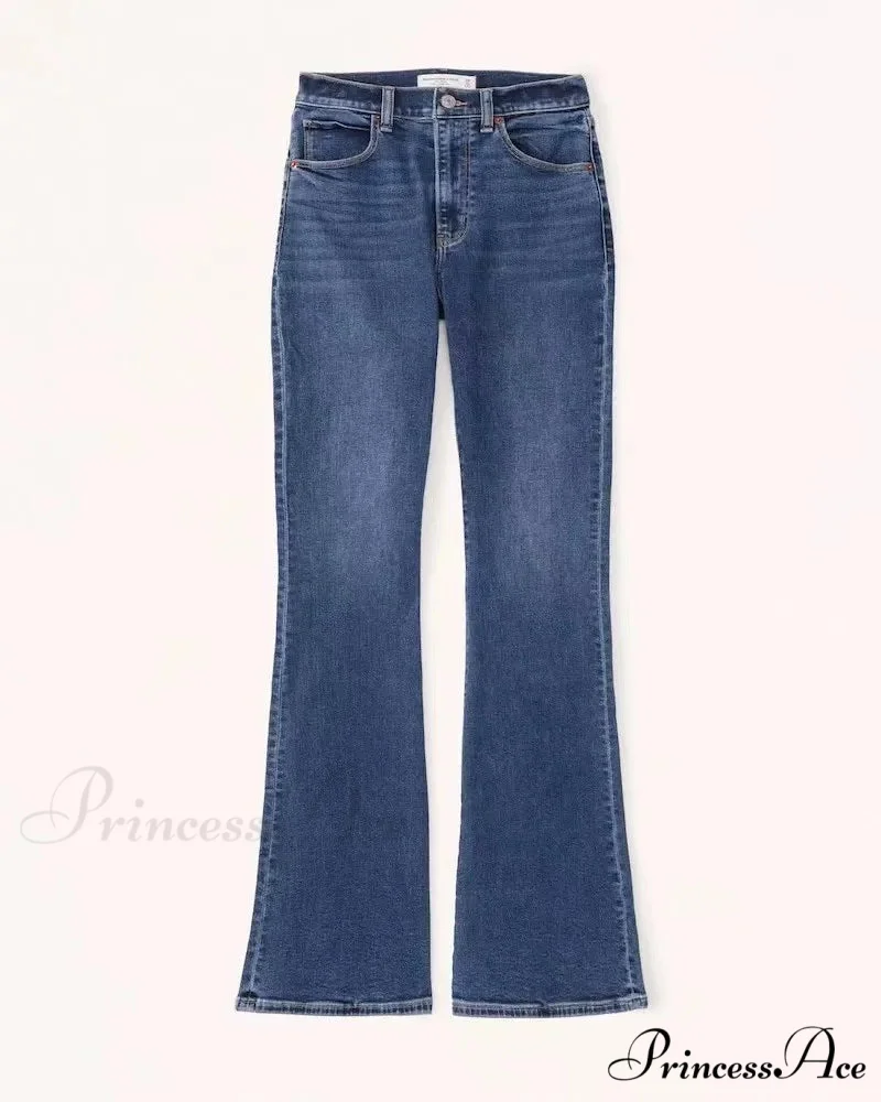 Stretch High Waist Slimming Skinny Flare Women's Casual Fashion Slim fit Small Summer 2024 New Jean - Image 3