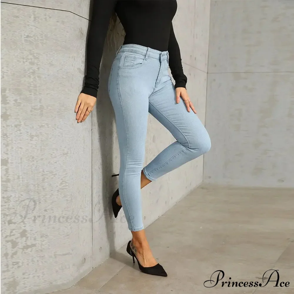 Stretch Skinny Women's High Waisted Sexy Streetwears Pencil Fashion Elastici Denim Slim Casual Jean - Image 3