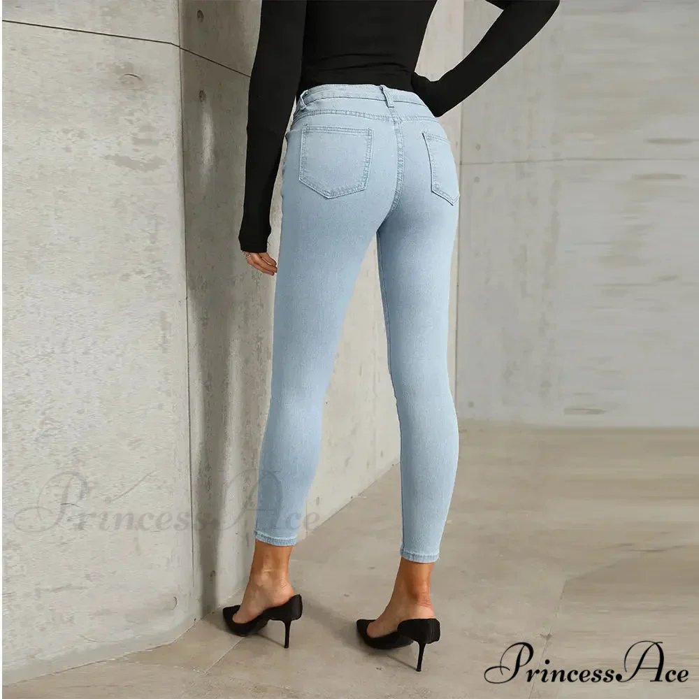 Stretch Skinny Women's High Waisted Sexy Streetwears Pencil Fashion Elastici Denim Slim Casual Jean - Image 5