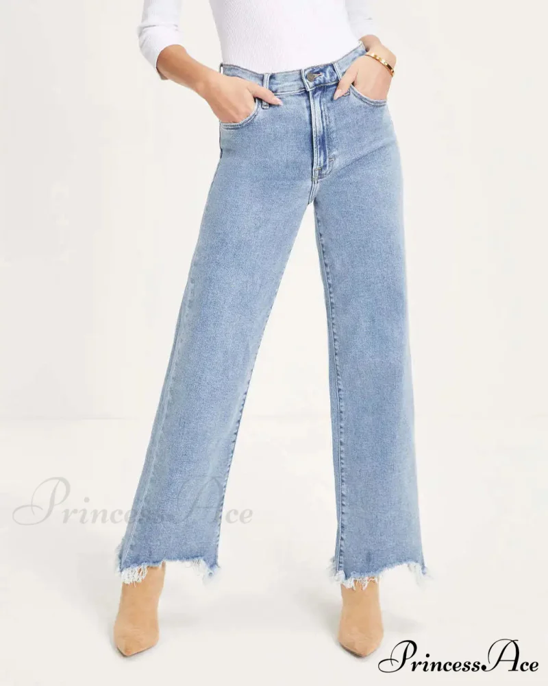 Vintage Fashion High Straight Korean Denim Jean - Image 2
