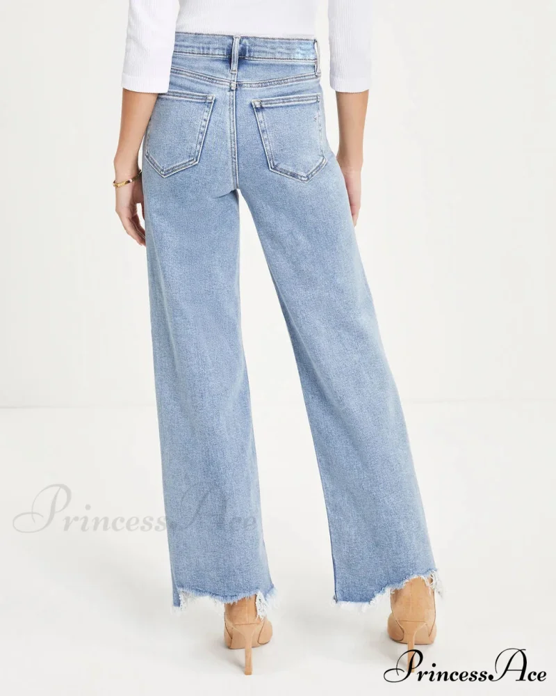 Vintage Fashion High Straight Korean Denim Jean - Image 3