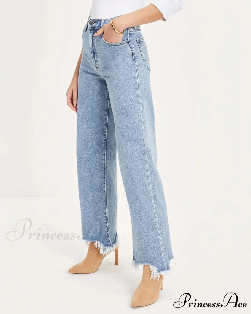Vintage Fashion High Straight Korean Denim Jean - Image 4