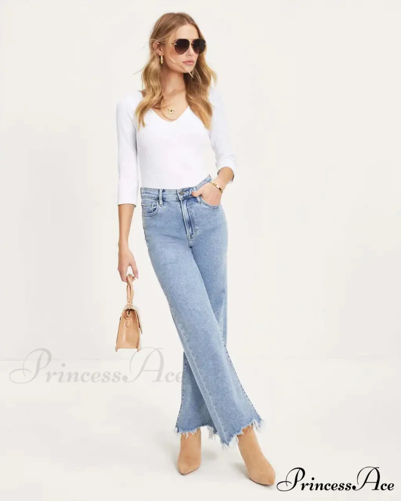 Vintage Fashion High Straight Korean Denim Jean - Image 6