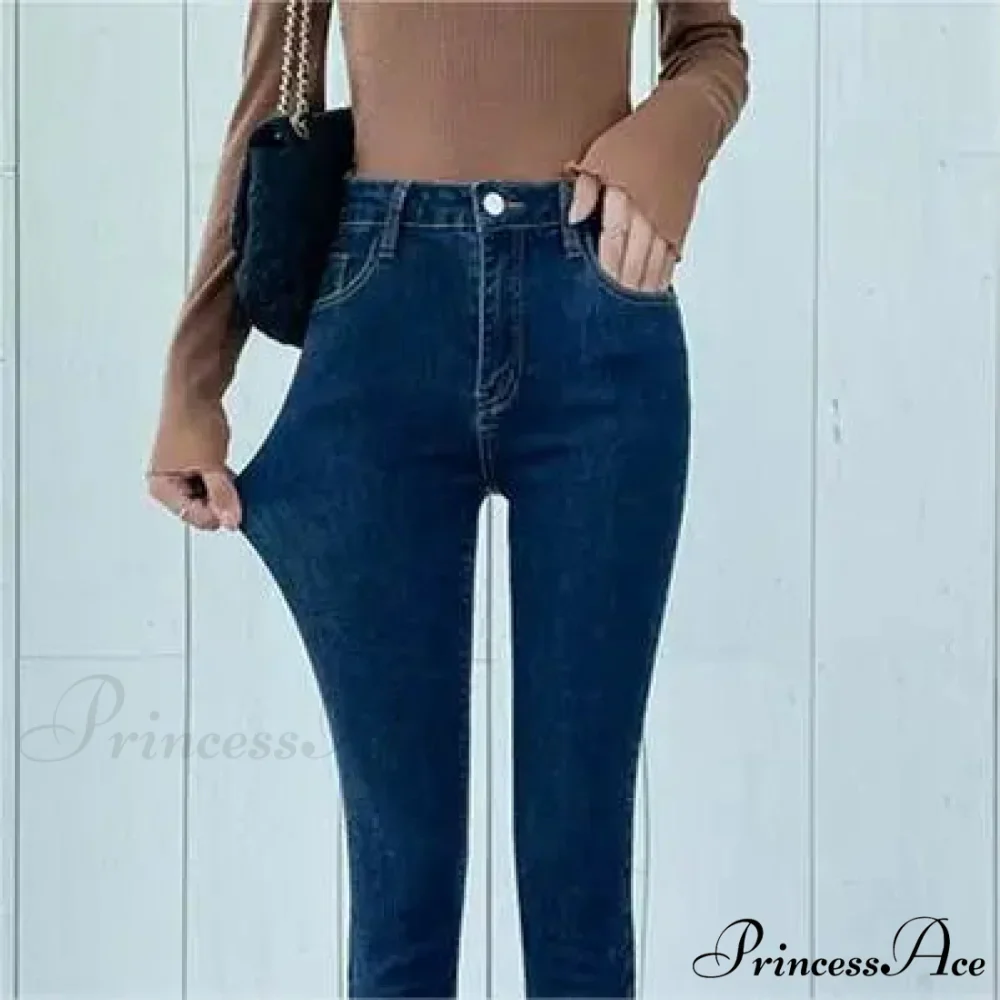 Quality Stretch Skinny Slim Fit Y2K Ripped Tight Denim Jean - Image 12