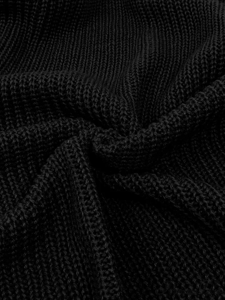 Cozy Stylish Autumn Winter Mid-length Knitwear Sweater Jacket Cardigan - Image 6
