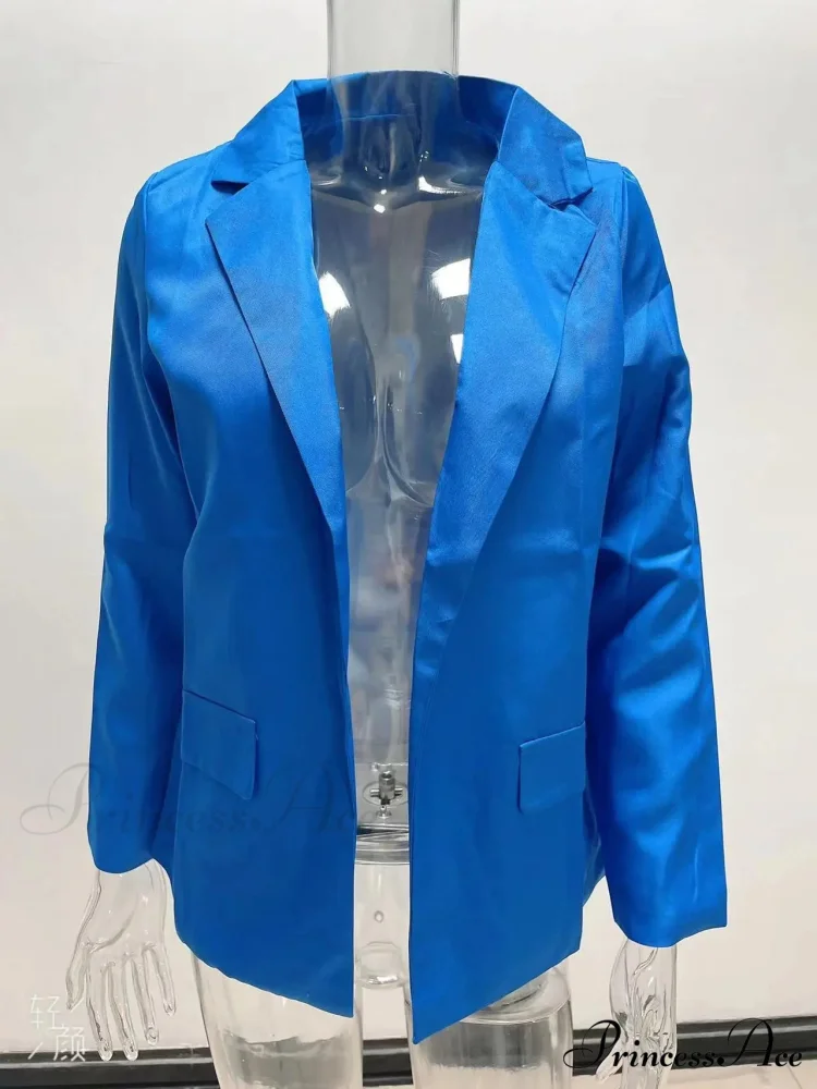 Casual Winter Office Autumn Fashion Long Sleeve Slim Fit Loose Blazer - Image 12