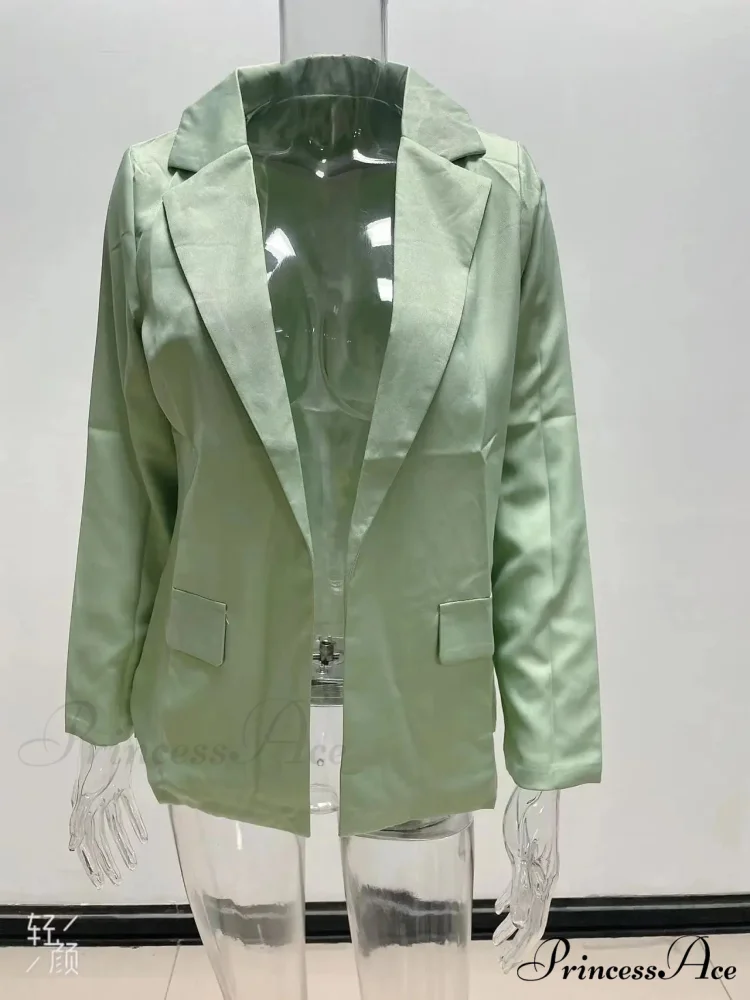 Casual Winter Office Autumn Fashion Long Sleeve Slim Fit Loose Blazer - Image 8