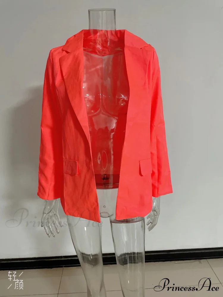 Casual Winter Office Autumn Fashion Long Sleeve Slim Fit Loose Blazer - Image 9