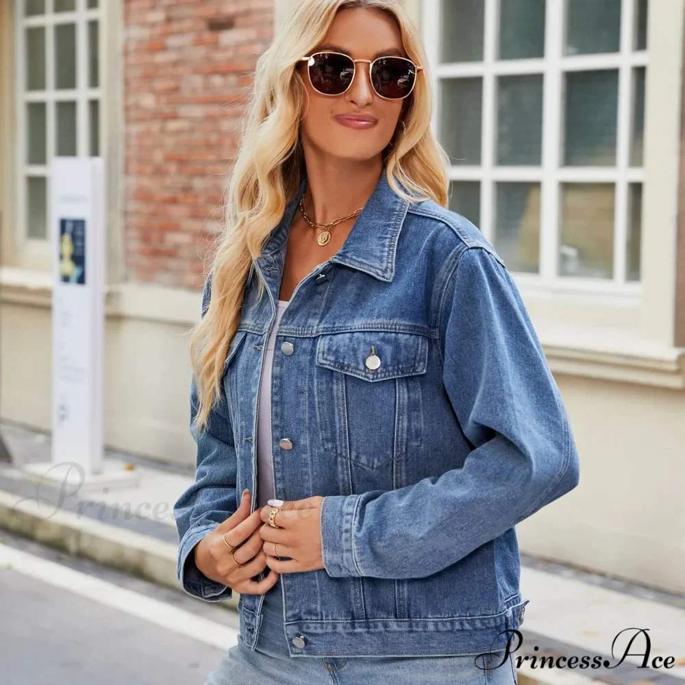Spring Summer European American Style Short Hooded Long-sleeved Casual Jacket - Image 10
