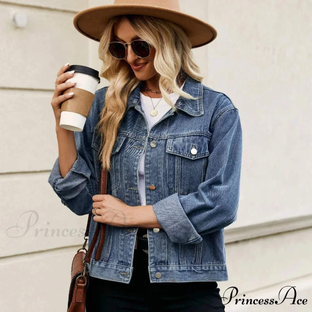 Spring Summer European American Style Short Hooded Long-sleeved Casual Jacket - Image 2