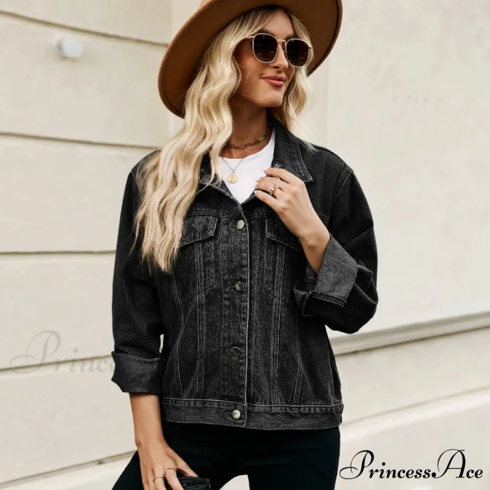Spring Summer European American Style Short Hooded Long-sleeved Casual Jacket - Image 3
