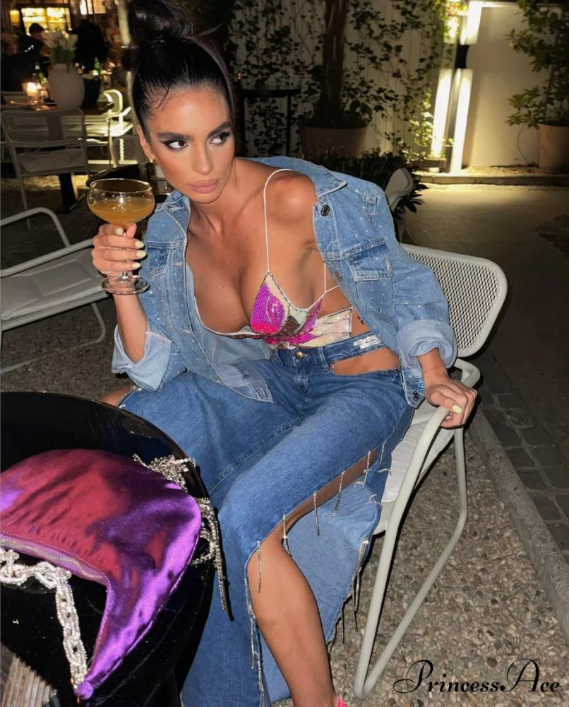 HALSEY BUTTERFLY Stylish SEQUIN TOP - Image 2