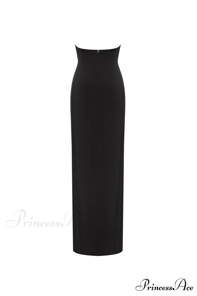 Elegant 3-Piece Set With White Silk Blouse, White Sophisticated Mini Skirt, And Black Crepe Maxi Skirt, Xo Xo - Image 8