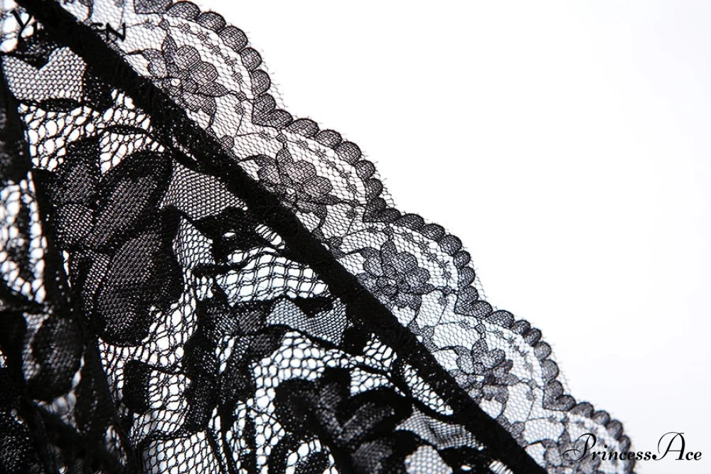 Delilah Sexy Lace Charming Split Maxi Dress - Image 12