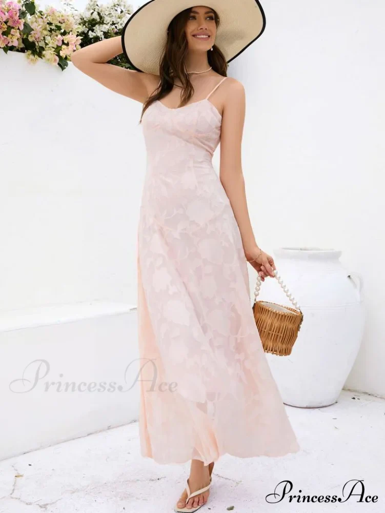 Blush of Elegance Charming Lace Maxi Dress - Image 15
