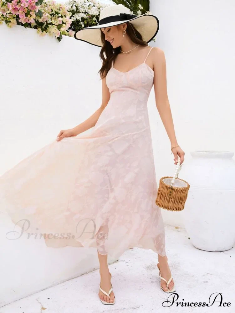 Blush of Elegance Charming Lace Maxi Dress - Image 16