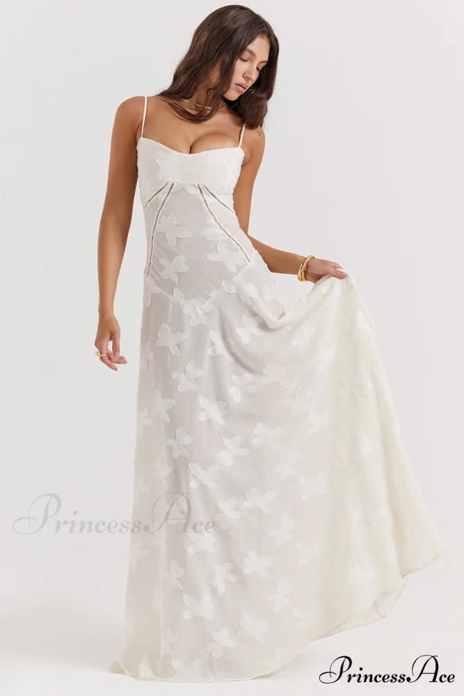 Blush of Elegance Charming Lace Maxi Dress - Image 2