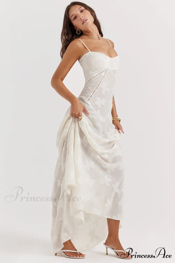 Blush of Elegance Charming Lace Maxi Dress - Image 23