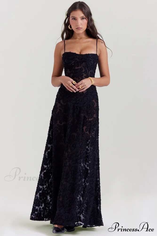 Blush of Elegance Charming Lace Maxi Dress - Image 39