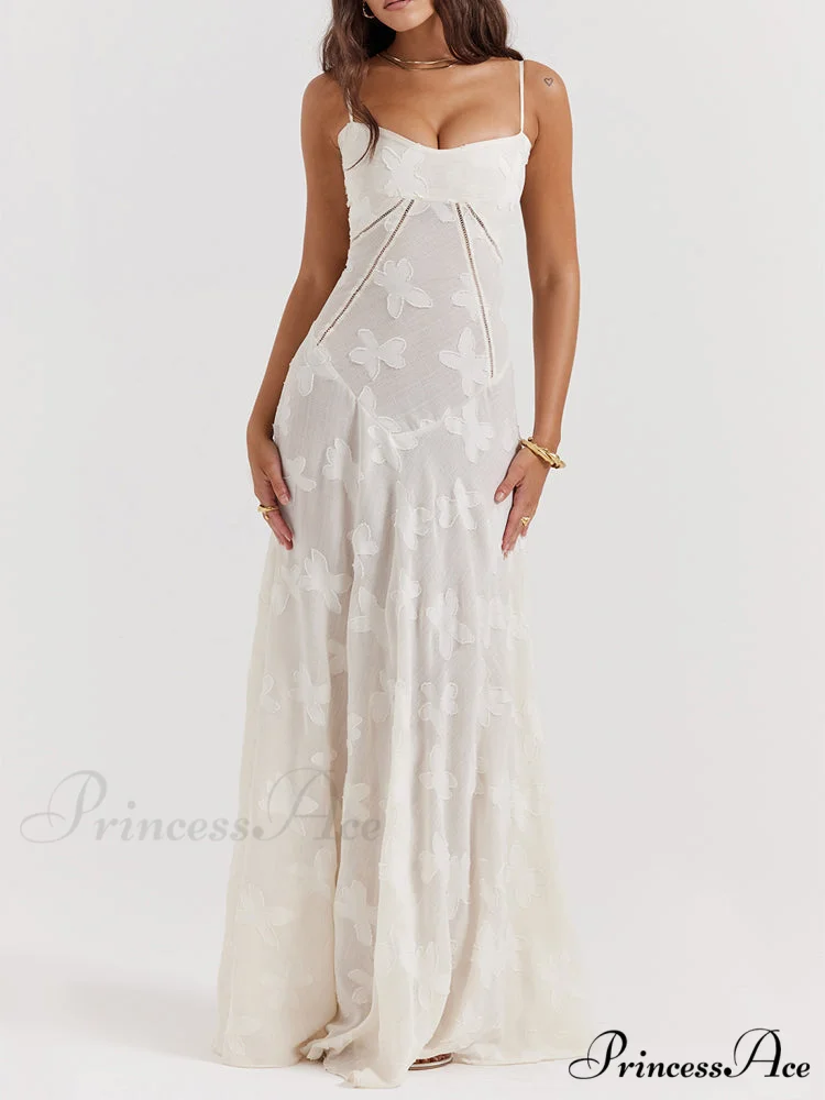 Blush of Elegance Charming Lace Maxi Dress - Image 9