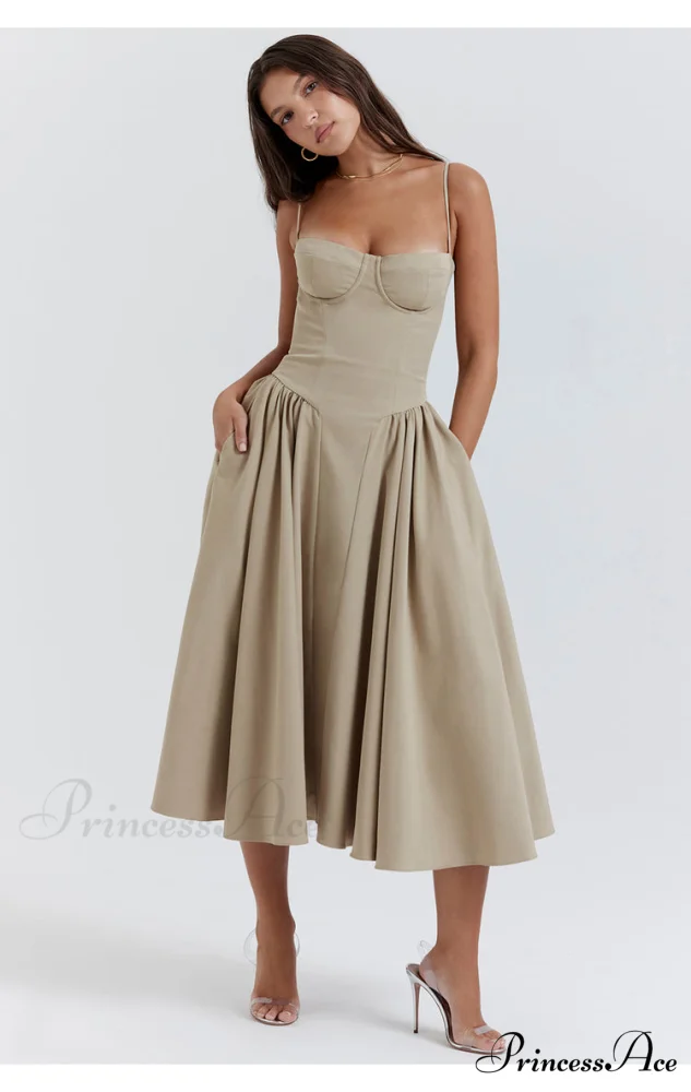 Aurora Midi/Maxi Stylish Bustier Corset Dress - Image 12