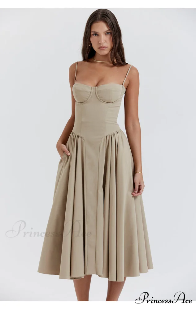 Aurora Midi/Maxi Stylish Bustier Corset Dress - Image 15