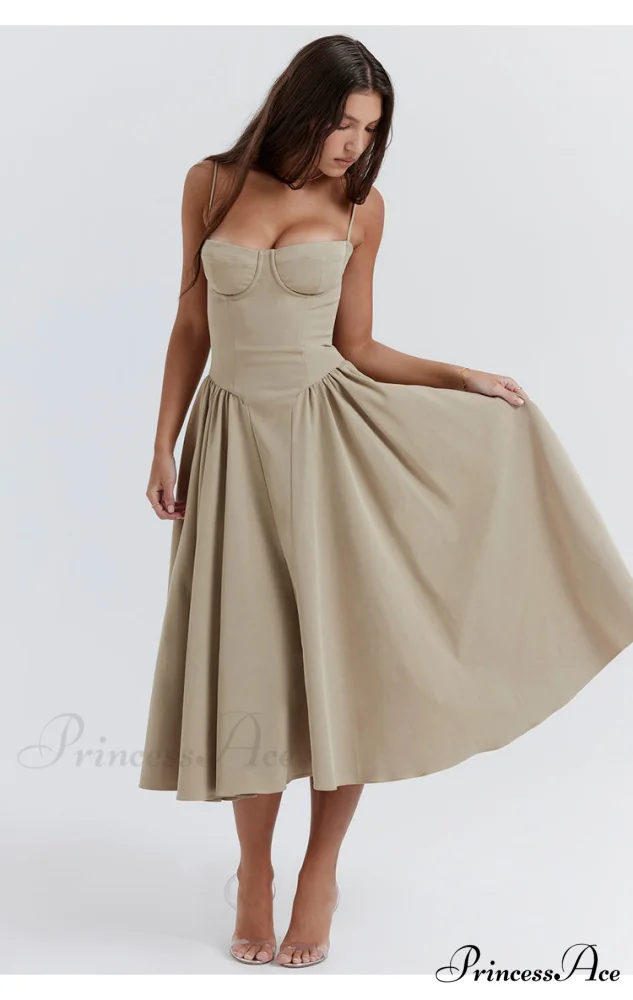 Aurora Midi/Maxi Stylish Bustier Corset Dress - Image 16