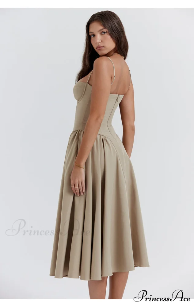 Aurora Midi/Maxi Stylish Bustier Corset Dress - Image 8