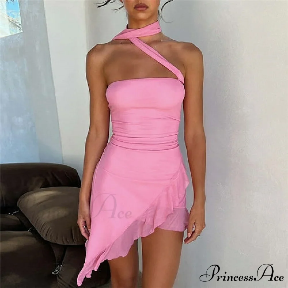 Daphne Ruched Stylish Bodycon Mini Dress - Image 4