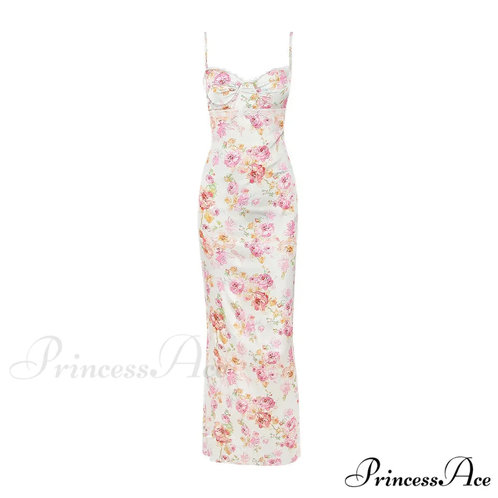 Agness Floral Stylish Maxi Bodycon Dress - Image 13