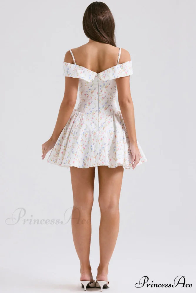 Cassia Floral Stylish Mini Dress - Image 10