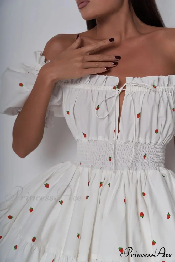 Elara Puff Stylish Sleeve Mini Dress - Image 3