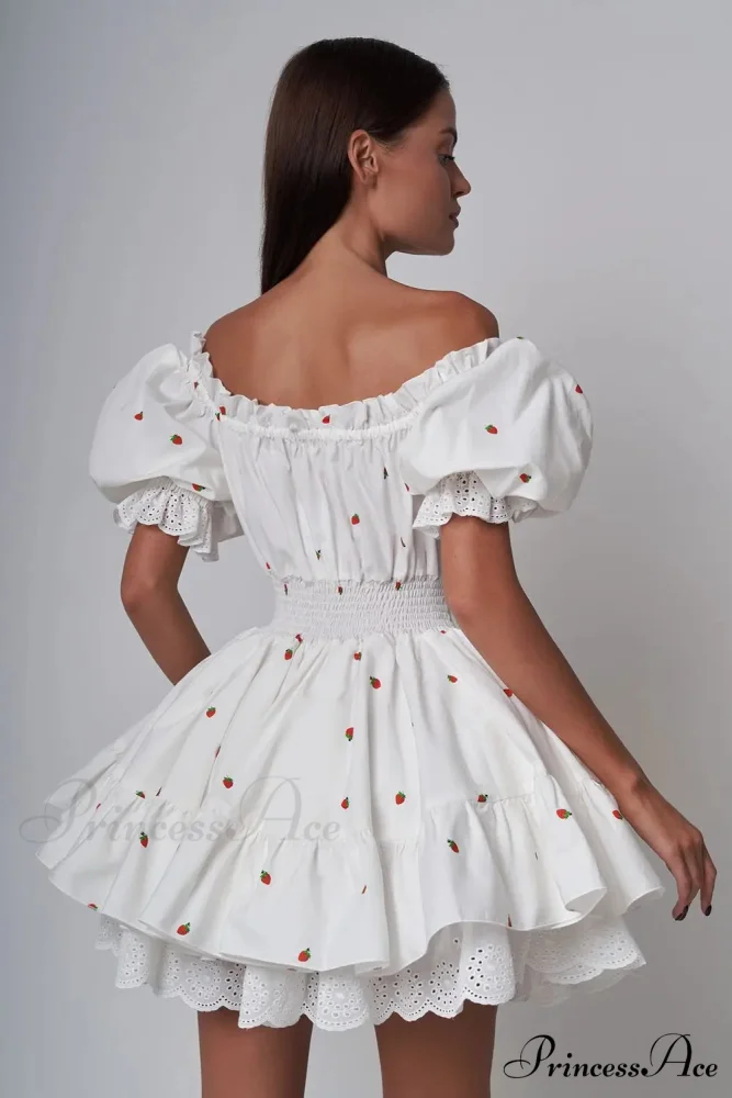 Elara Puff Stylish Sleeve Mini Dress - Image 5