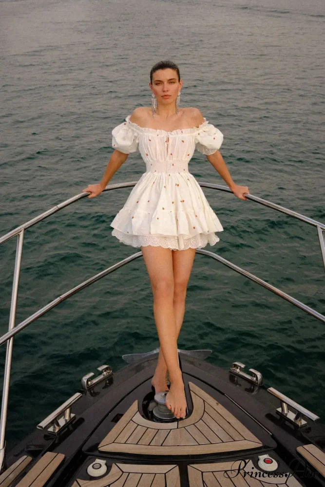 Elara Puff Stylish Sleeve Mini Dress - Image 6