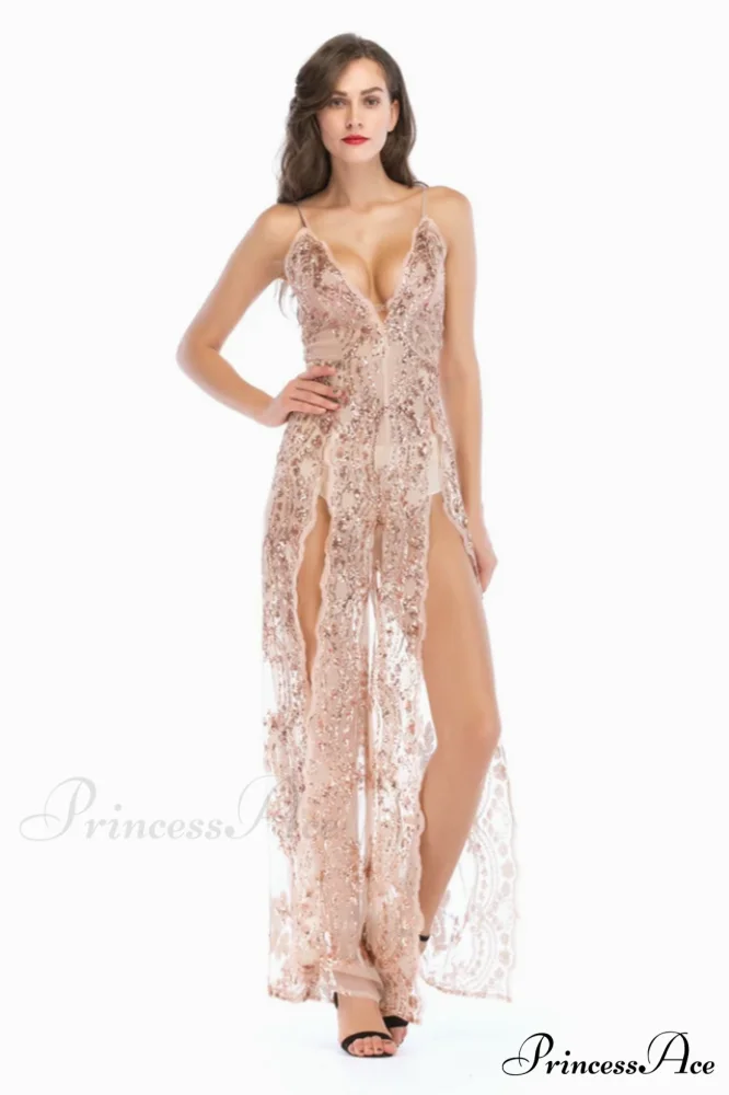 High Slit Backless Charming Boho Cocktail Gown - Image 13