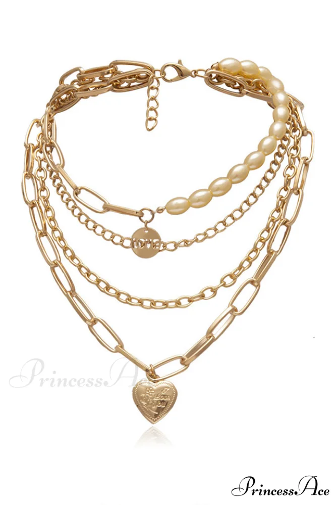 Gothic Layered Baroque Charming Pearl Chunky Chain Necklace - Image 8