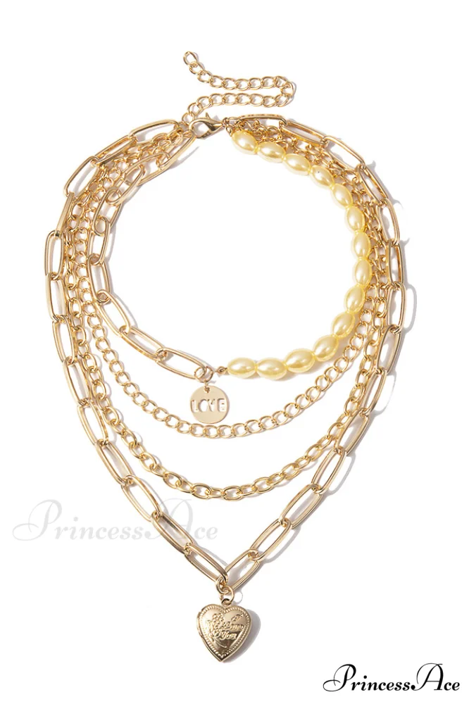Gothic Layered Baroque Charming Pearl Chunky Chain Necklace - Image 9