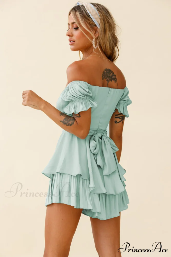 Boho Off Stylish Shoulder Romper - Image 22