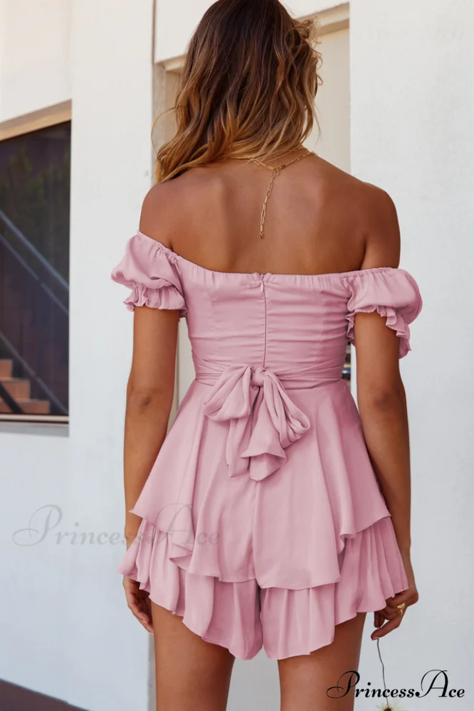 Boho Off Stylish Shoulder Romper - Image 5