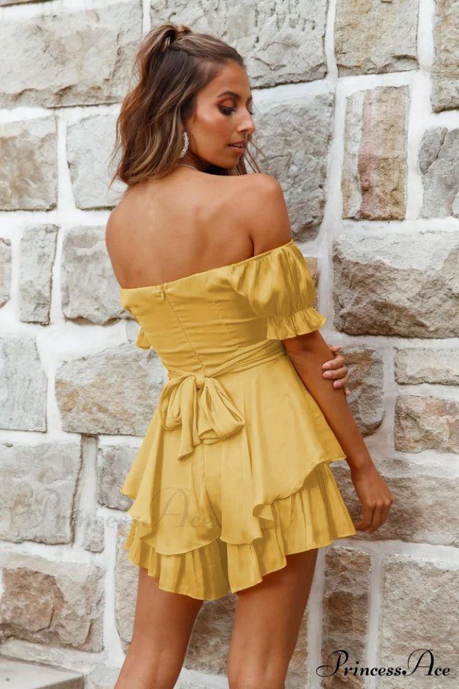 Boho Off Stylish Shoulder Romper - Image 9