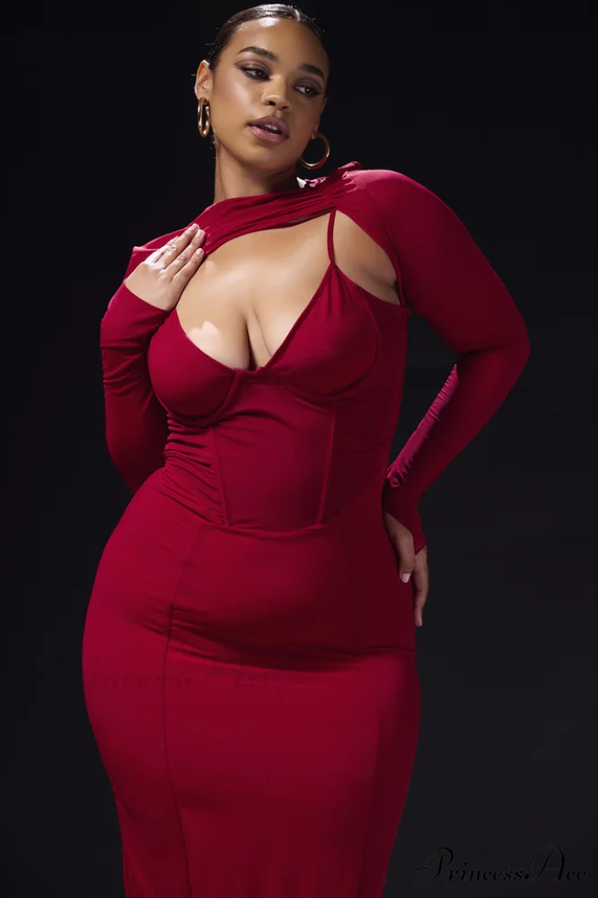 Beatrice Corset Stylish Midi Dress - Image 13