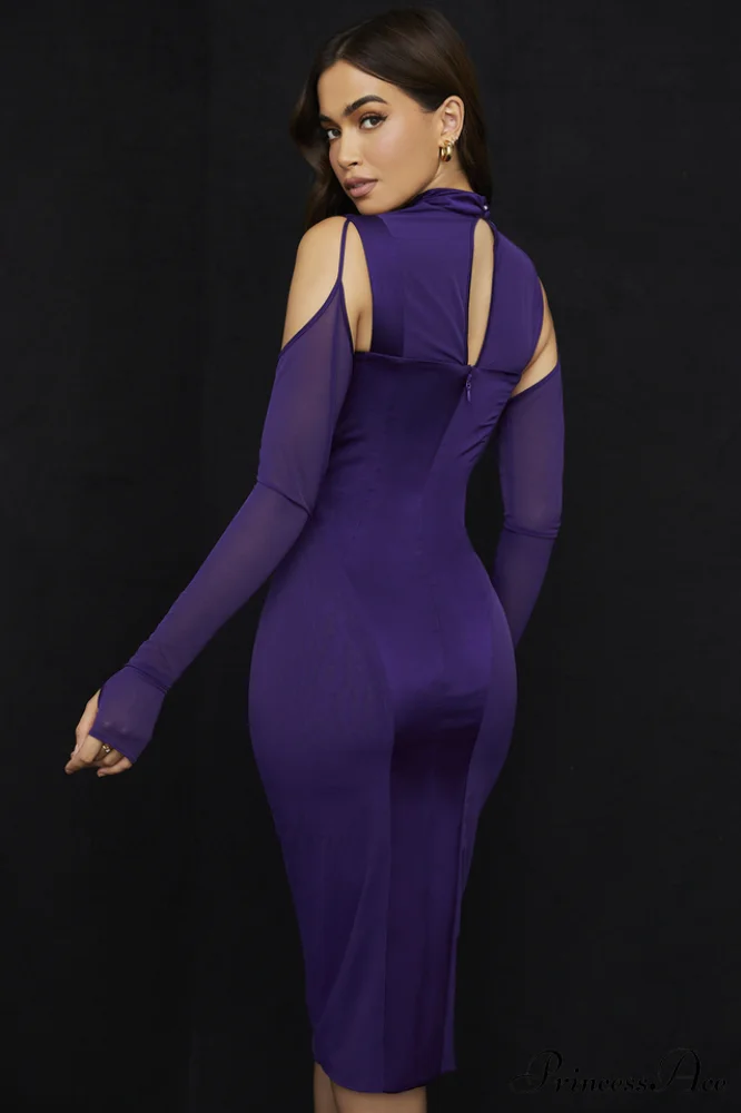 Corset Elegant Midi Dress - Image 15
