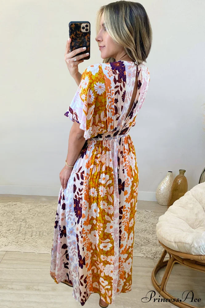 Bohemian Elegant Floral Dress - Image 10