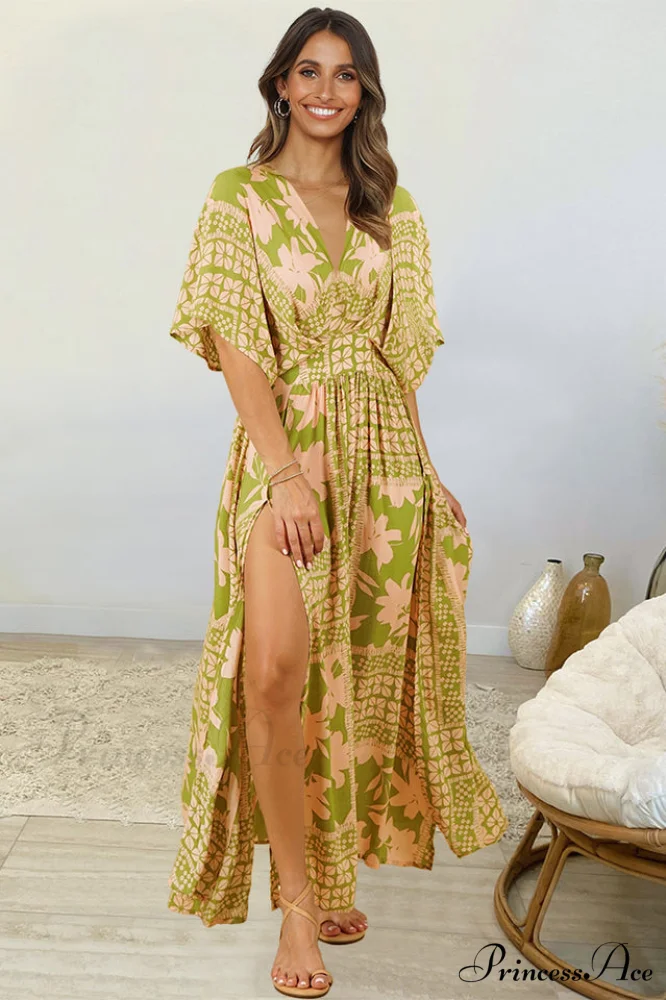 Bohemian Elegant Floral Dress - Image 6