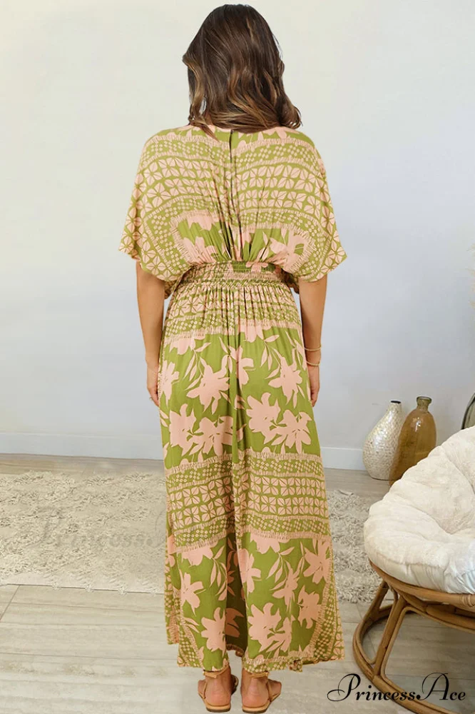 Bohemian Elegant Floral Dress - Image 7