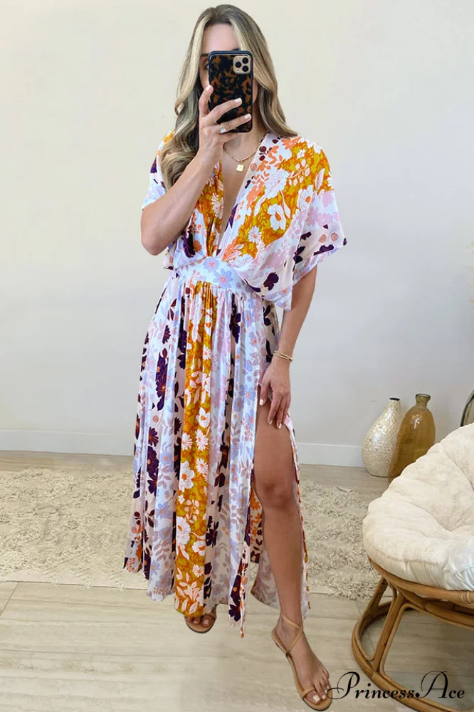 Bohemian Elegant Floral Dress - Image 8