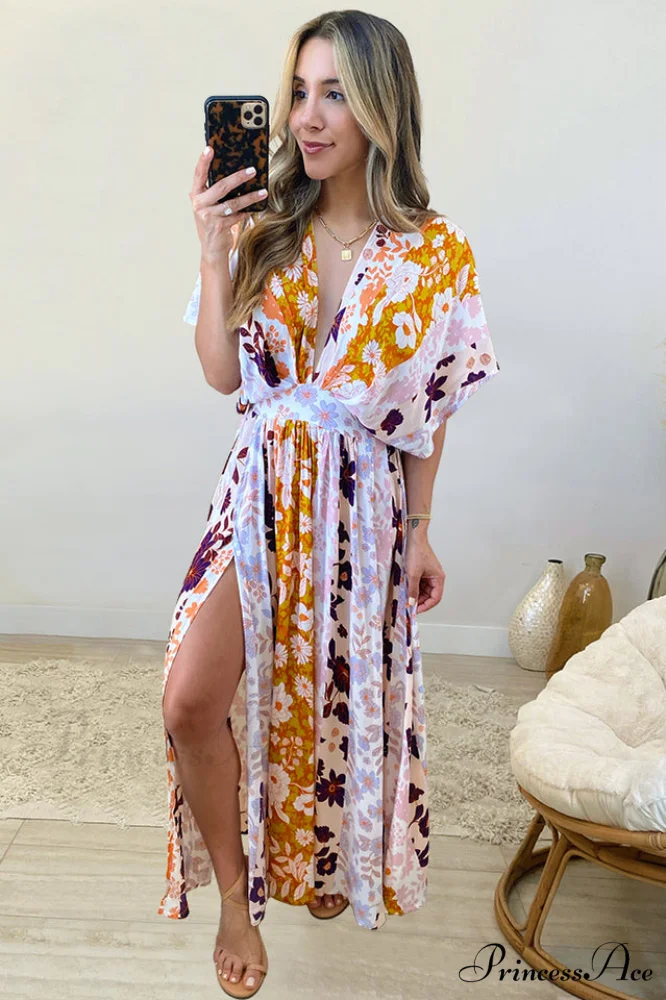 Bohemian Elegant Floral Dress - Image 9